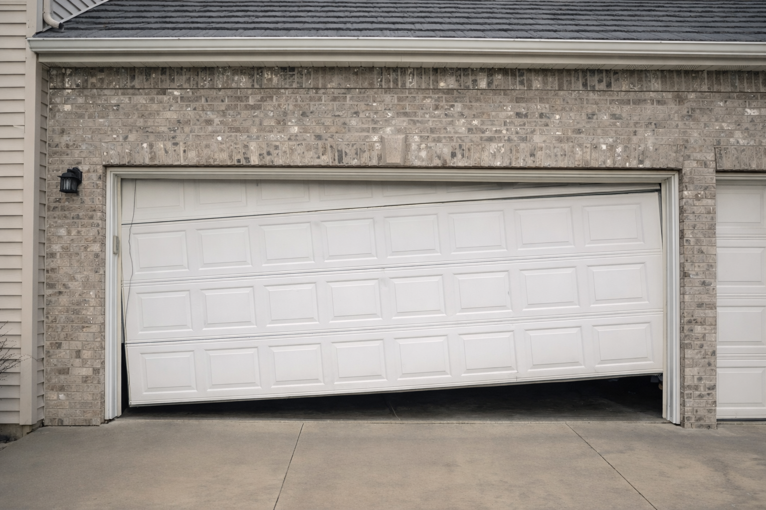 imbalanced garage doors
